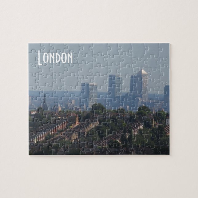 Quebra-cabeça Arquitectura da cidade de Londres - foto amarela (Horizontal)