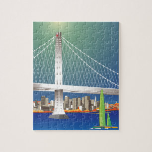 Quebra-cabeça Arquitectura da cidade nova da ponte da baía de