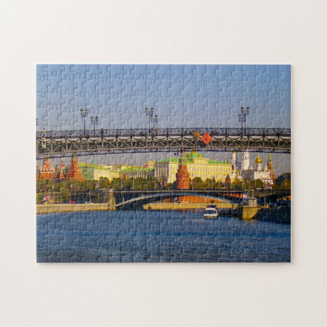 Quebra-cabeça Arquitetura Paisagística da Cidade de Moscou, Krem (Horizontal)