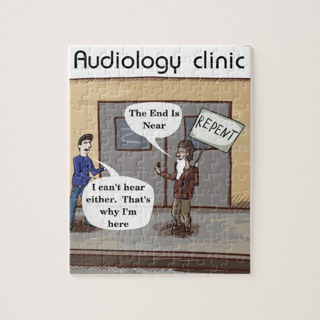 Quebra-cabeça Arrependa-se Para o Escritório do Audiologista Div (Vertical)
