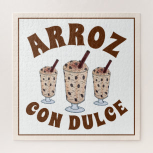 Quebra-cabeça Arroz con Dulce Porto Rico em Arroz de Coco