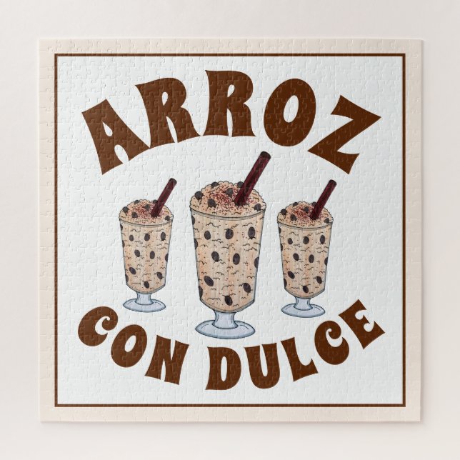 Quebra-cabeça Arroz con Dulce Porto Rico em Arroz de Coco (Vertical)