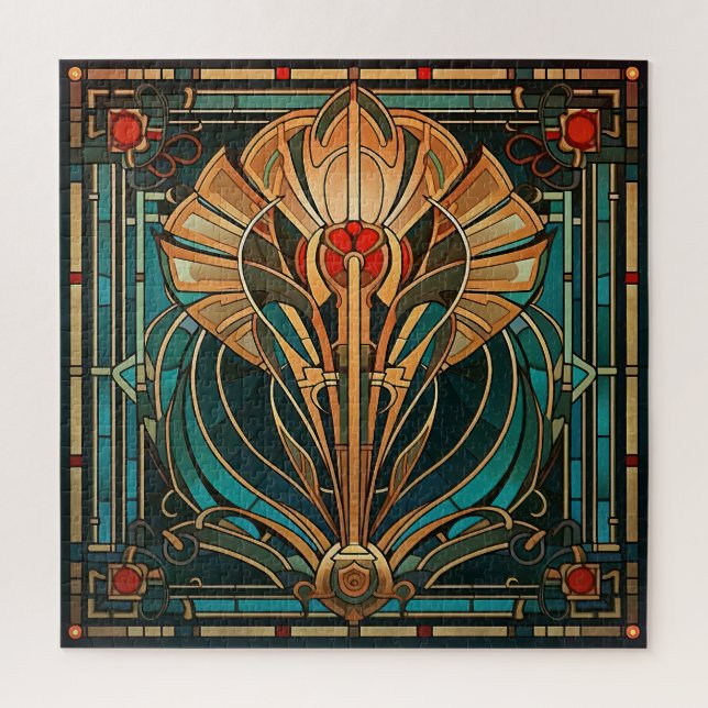 Quebra-cabeça Art Déco (Vertical)