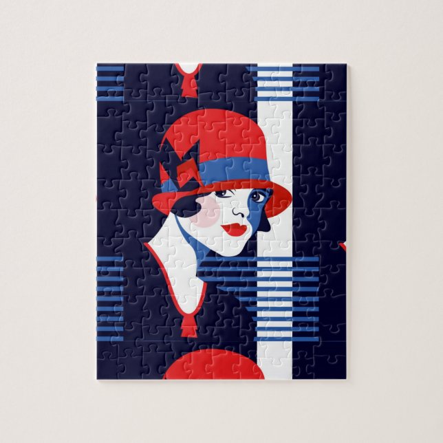 Quebra-cabeça Art Deco (Vertical)