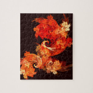 Quebra-cabeça Arte abstracta de Firebirds da dança
