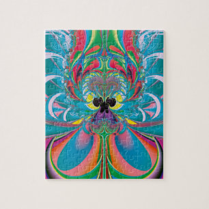 Quebra-cabeça Arte Abstrata Borboleta de Verão