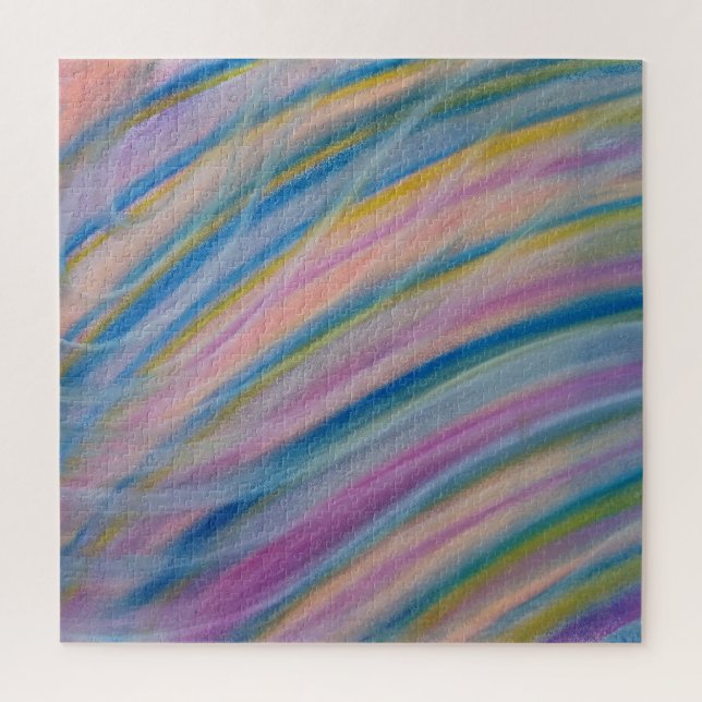 Quebra-cabeça Arte Abstrata Colorida Única P6 (Vertical)