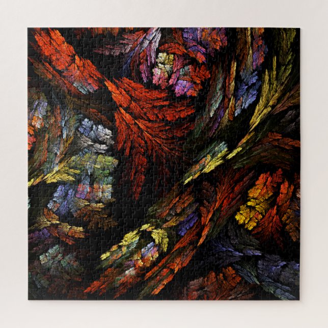 Quebra-cabeça Arte abstrata de harmonia de cores (Vertical)