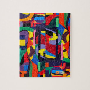 Quebra-cabeça Arte Abstrata Profunda de Alicia McDaniel Fine Art