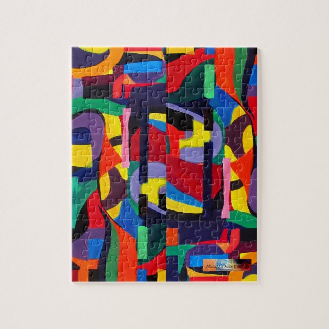 Quebra-cabeça Arte Abstrata Profunda de Alicia McDaniel Fine Art (Vertical)