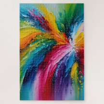 Arte Abstrato Colorida Moderna