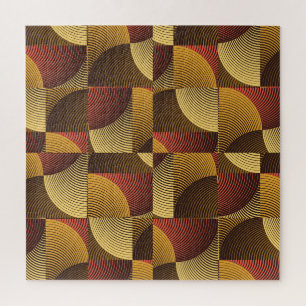 Quebra-cabeça Arte Abstrato Geométrica Fundo Texturizado