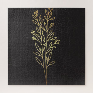 Quebra-cabeça arte abstrato minimalista