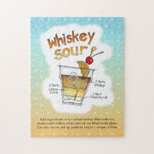 QUEBRA-CABEÇA - ARTE ÁCIDA DO COCKTAIL DA RECEIT
