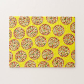 Quebra-cabeça Arte alimentar abstrata, Pizza