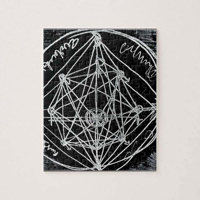 Quebra-cabeça arte alquímica do transmutation do yaie (Vertical)