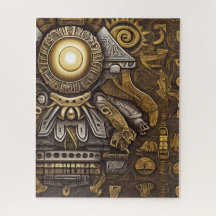 Arte asteca rica e vibrante