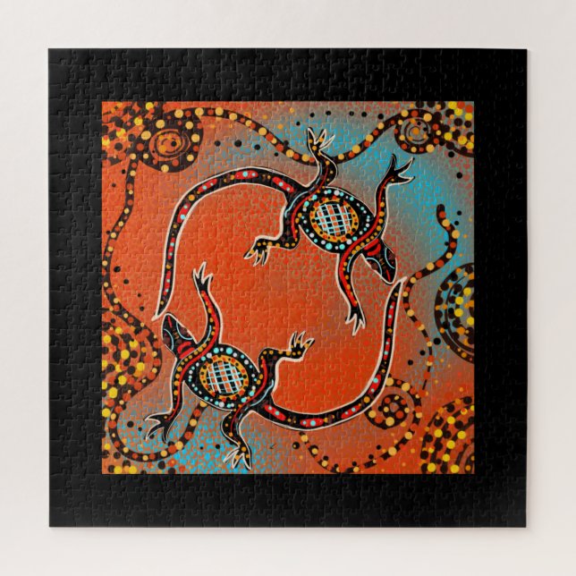 QUEBRA-CABEÇA ARTE AUSTRÁLIA   (Vertical)