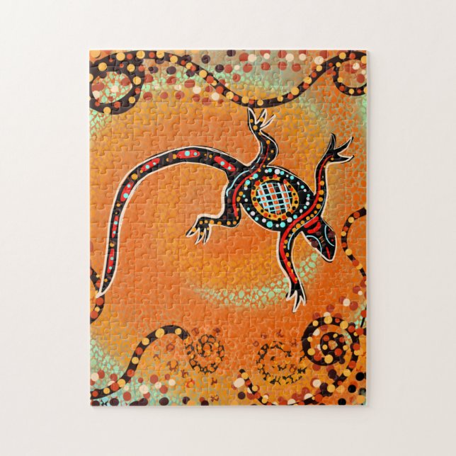 QUEBRA-CABEÇA ARTE AUSTRALIANO                   (Vertical)