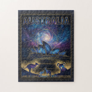 Quebra-cabeça Arte Celestial Austrália Sydney Cósmica
