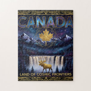 Quebra-cabeça Arte Celestial Canadense Cósmico da Natureza