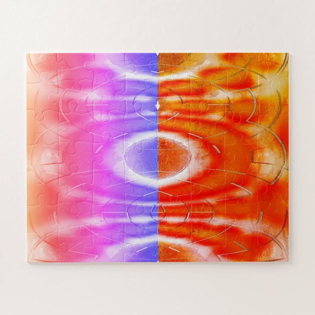 Quebra-cabeça Arte climática quente e fria (Horizontal)