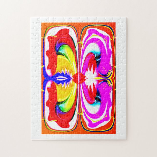 Quebra-cabeça Arte da borboleta alienígena (Vertical)
