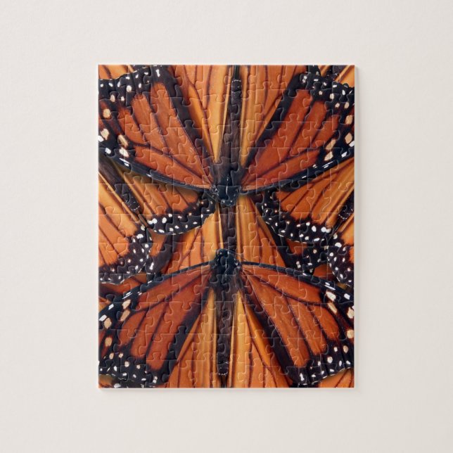 Quebra-cabeça arte da borboleta monarca (Vertical)