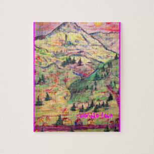 Quebra-cabeça arte da cidade de Colorado