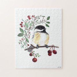 Quebra-cabeça Arte de Aquarela em Frango Bonito
