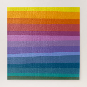 Quebra-cabeça Arte de Arcos Arcos Arcos-Íris Brancos Modernos e