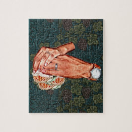 Quebra-cabeça arte de casais de noiva