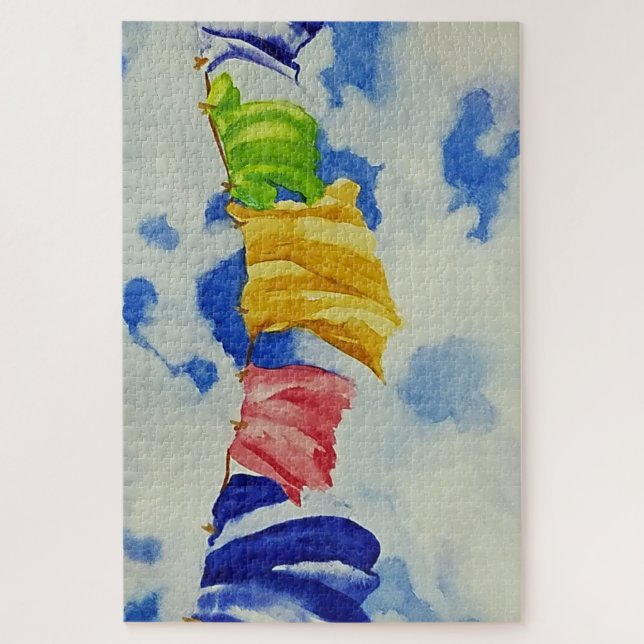 Quebra-cabeça Arte de Clothesline (Vertical)