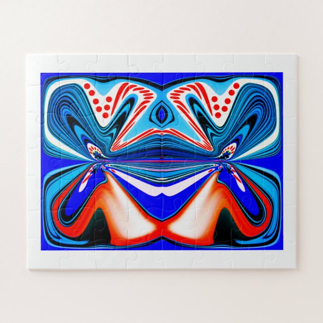 Quebra-cabeça Arte de decoração de Natal (Horizontal)