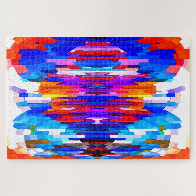 Quebra-cabeça Arte de dia de cidade quente (Horizontal)