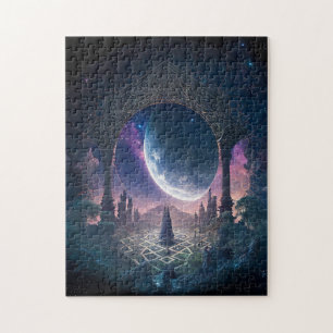 Quebra-cabeça Arte de Fantasia Surreal do Exterior