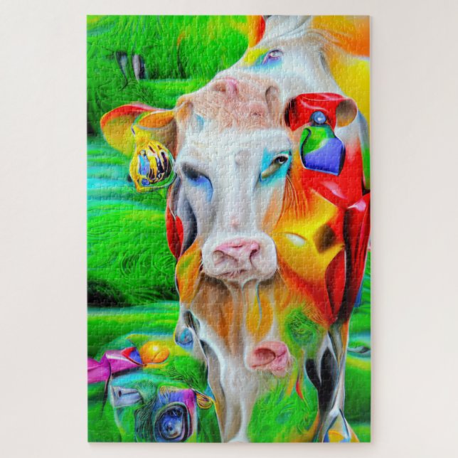 Quebra-cabeça Arte de Fazenda Surreal (Vertical)