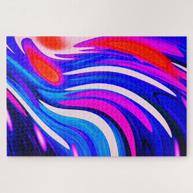 Quebra-cabeça Arte de fluxo cósmico (Horizontal)