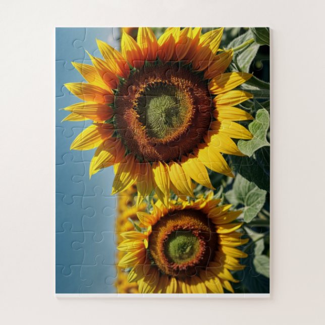 Quebra-cabeça Arte de Girasoles (Vertical)