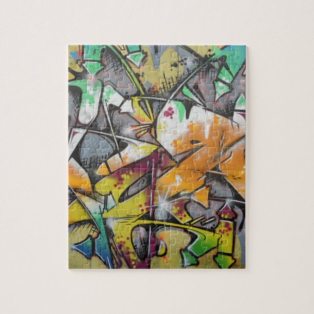 Quebra-cabeça Arte de Grafite de Rua (Vertical)