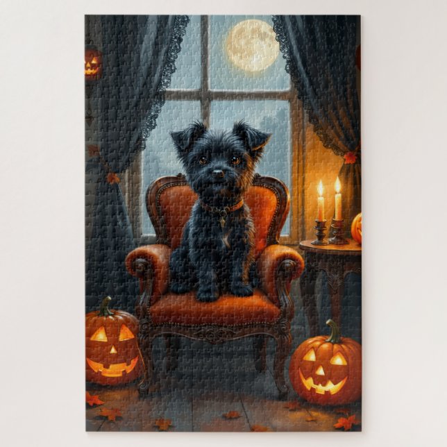 Quebra-cabeça Arte de Halloween em estilo Gótico Vitoriano do Bi (Vertical)