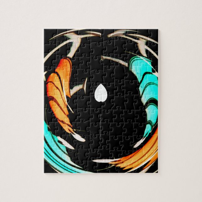Quebra-cabeça Arte de Impressão de Padrão Tradicional Africano (Vertical)