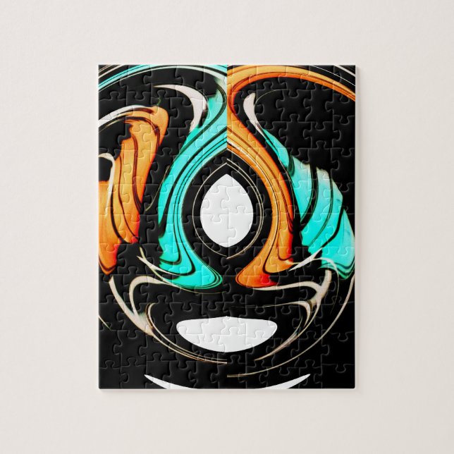Quebra-cabeça Arte de Impressão de Padrão Tradicional Africano (Vertical)