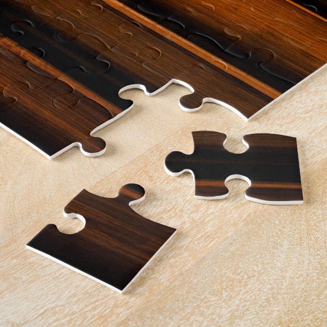 Quebra-cabeça - arte de madeira da foto (Lateral)