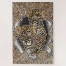Quebra-cabeça Arte de Muro do Painel Africano da Vida Selvagem