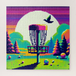 Quebra-cabeça Arte de Pixel de Golf de Disco