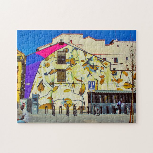 Quebra-cabeça Arte de Rua de Madrid. (Horizontal)