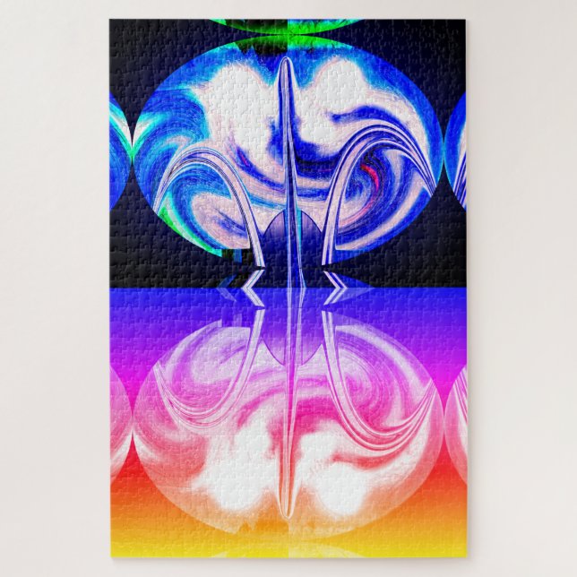 Quebra-cabeça Arte de vida alienígena (Vertical)