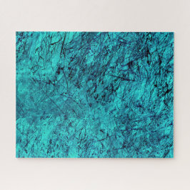 Quebra-cabeça Arte digital azul com muitas linhas mestiças/labir