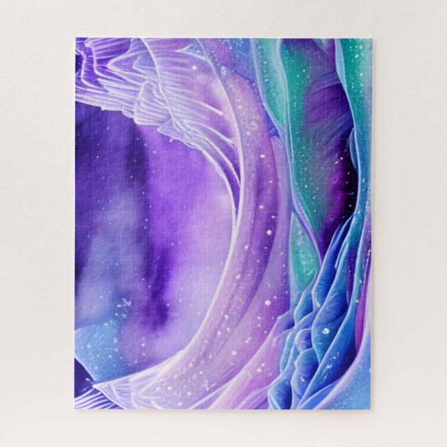 Quebra-cabeça Arte Digital Mágica Congelada Do Gelo (Vertical)